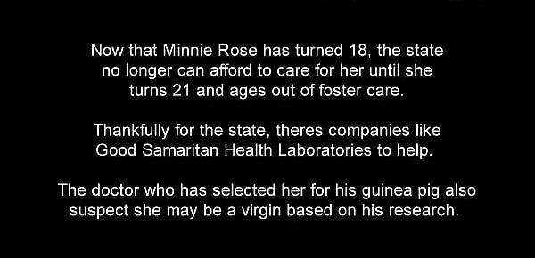  $CLOV Virgin Orphan Teen Minnie Rose Adopted By Good Samaritan Health Labs To Be Used In Doctor Tampa&039;s Medical Experiments On Virgins @CaptiveClinic.
